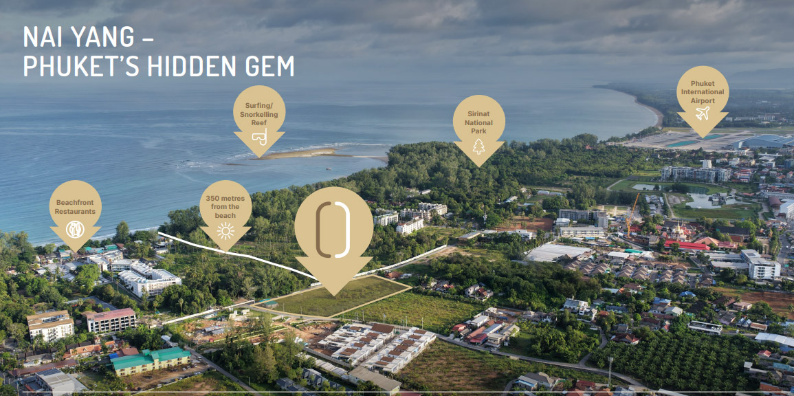 Map of Nai Yang area and surroundings