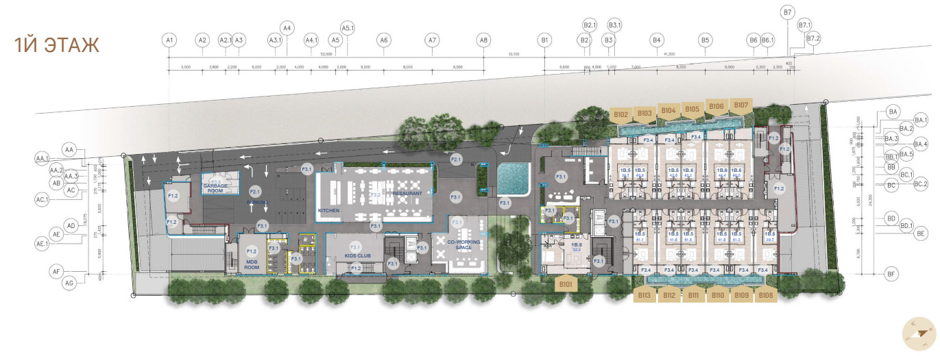 Masterplan of The Zero Nai Yang project